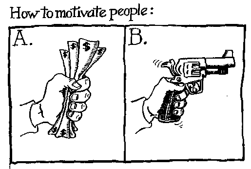 How to Motivate People - NOT!